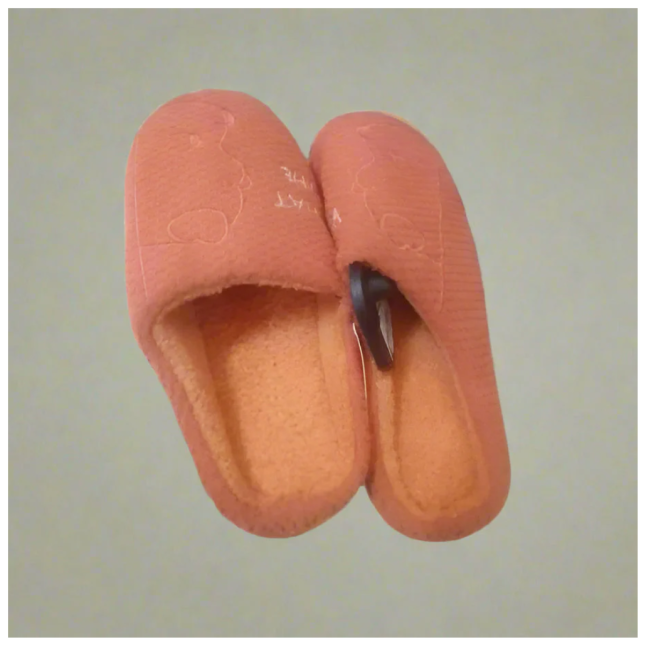 WARM ORANGE ANIMAL SLIPPERS