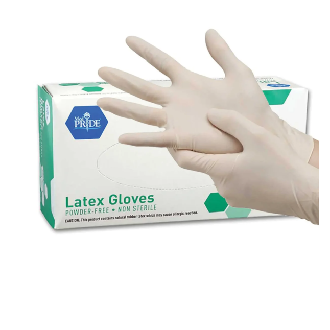 LATEX GLOVES/100PCS