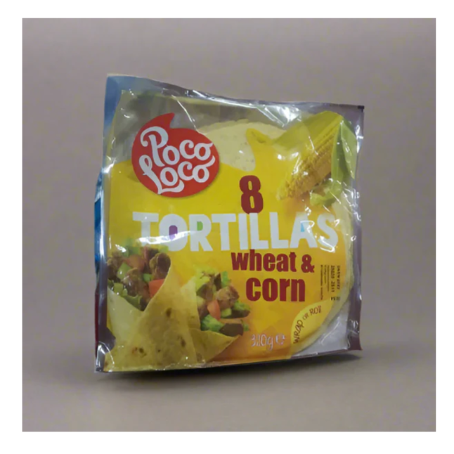 POCO LOCO WHEAT & CORN TORTILLAS(8-PACK)