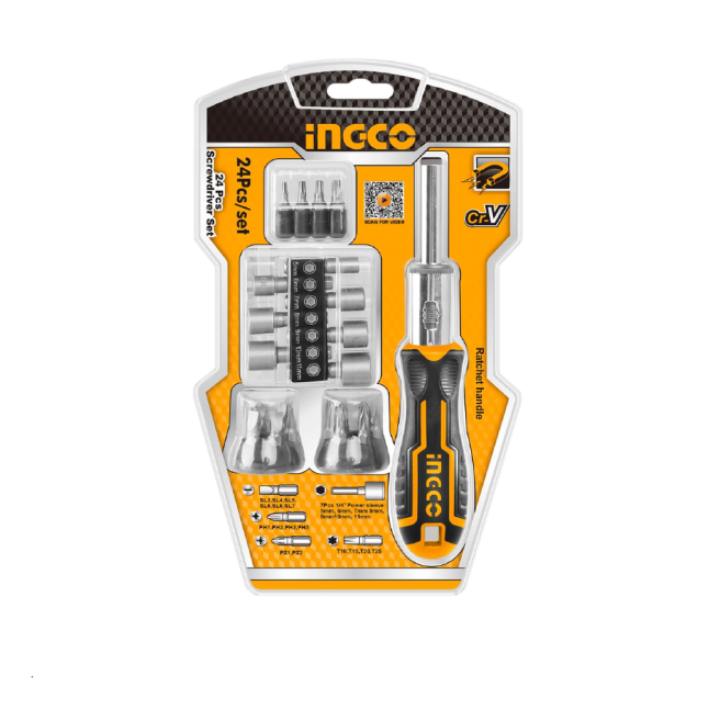 INGCO 24 IN 1 RATCHET SCREWDRIVER SET