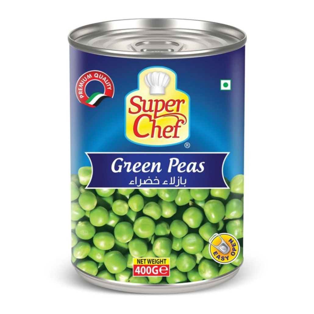 SUPERCHEF GREEN PEAS 400G