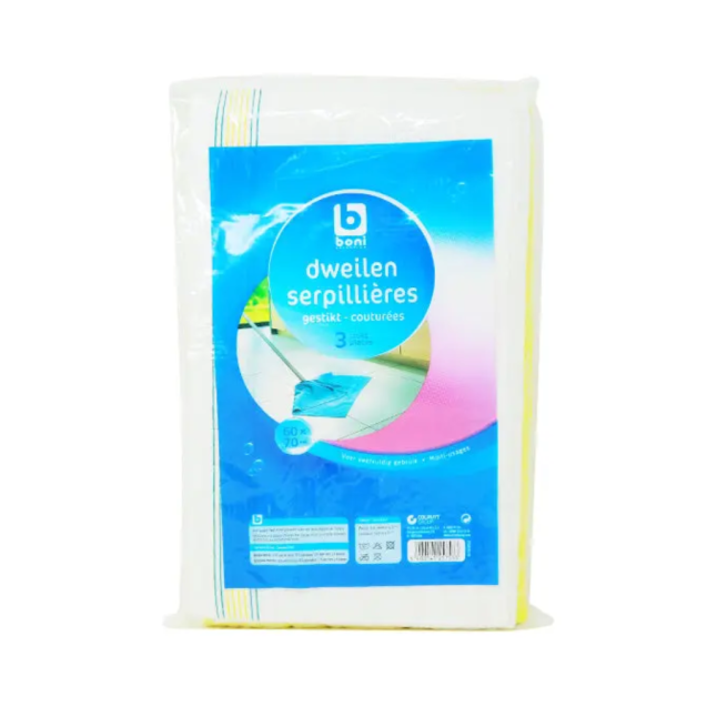 BONI CLEANING CLOTHS 3 PER PACK