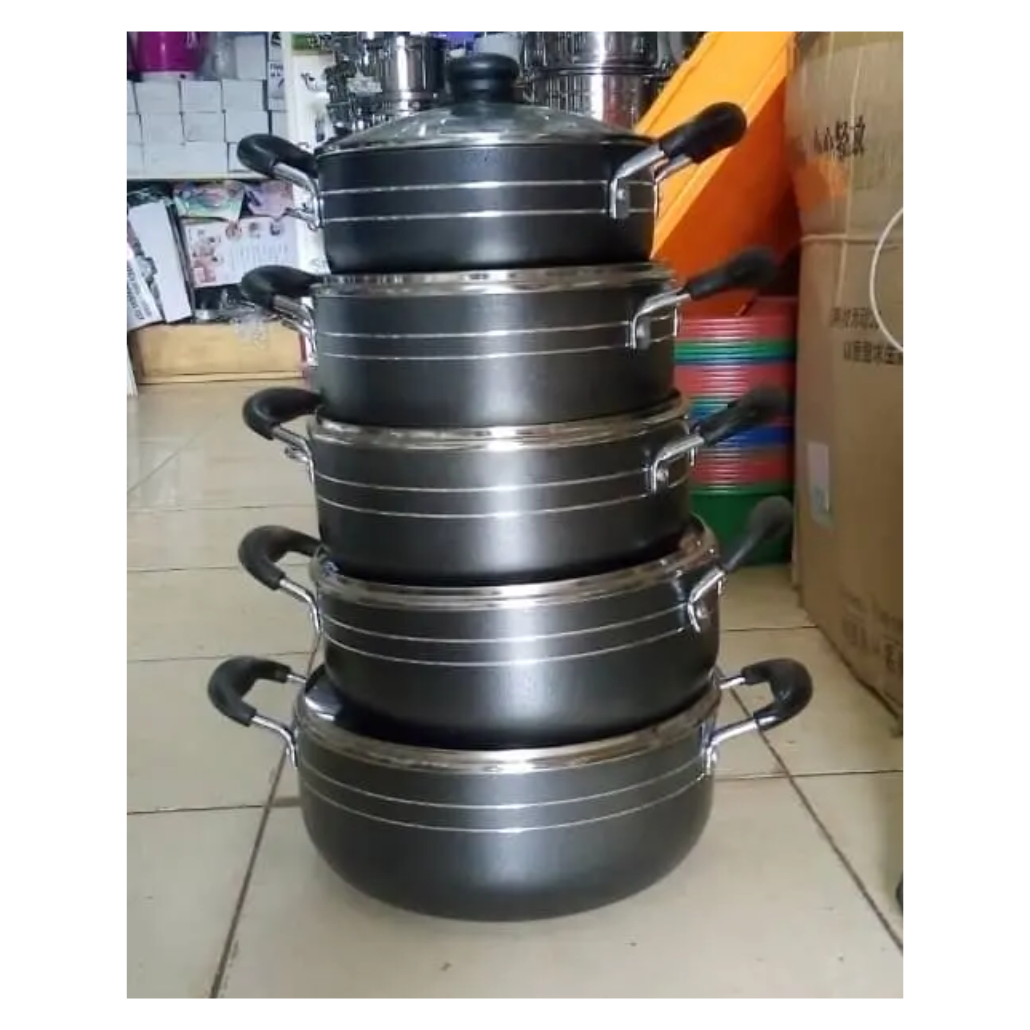 ALUMINIUM COOKWARE SET OF 5PCS