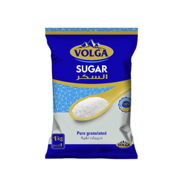VOLGA PURE GRANULATED WHITE SUGAR-1KG