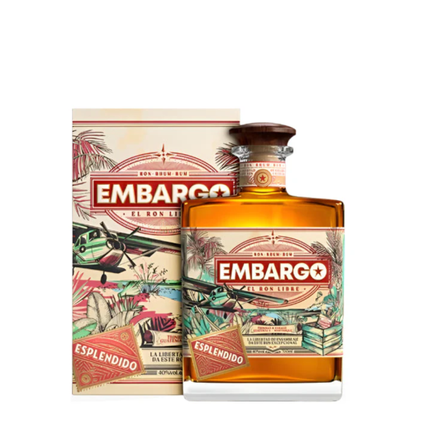 700MI EMBERGO ANEJO ESPLANDIDO RUM WITH 40%