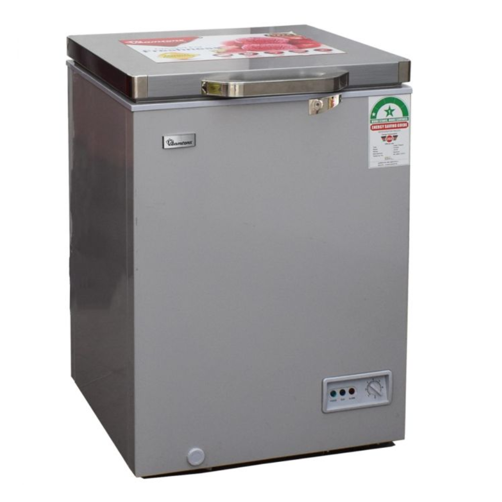 VON 12DUS SHOWCASE FREEZER-GREY