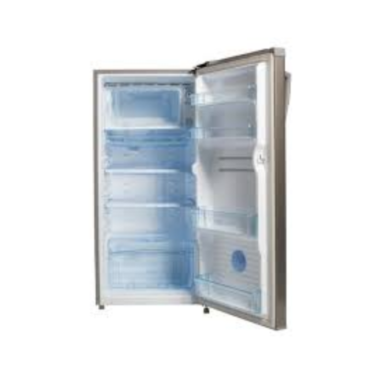 VON HRD SINGLE DOOR FRIDGE 190L-SILVER