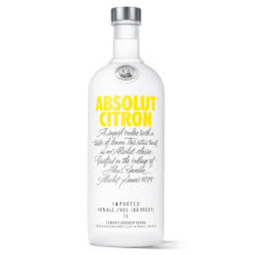 ABSOLUT CITRON LEMON FLAVORED VODKA-1L