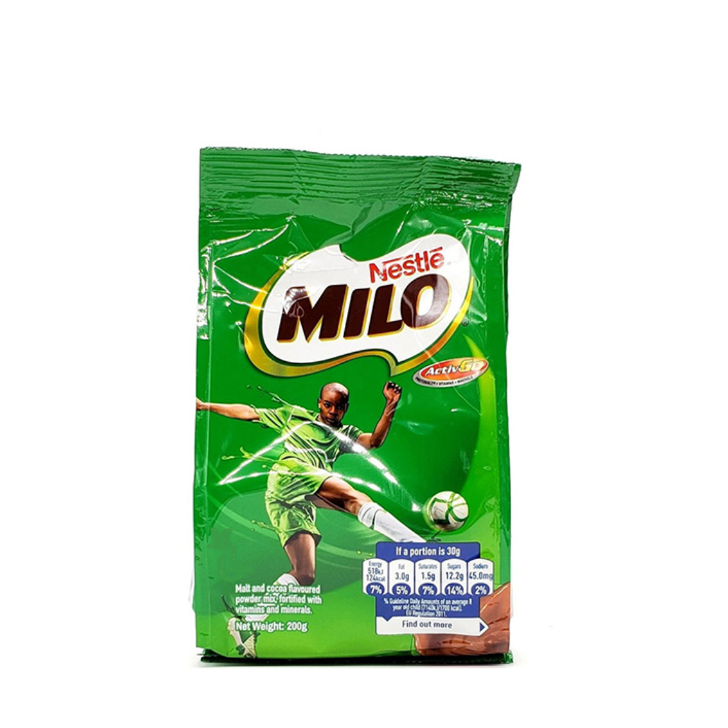 NESTLE MILO CHOCOLATE MILO POWDER 200G