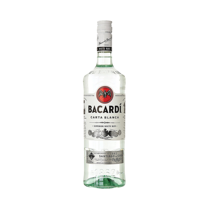 BACARDI CARTA BLANCA SUPERIOR WHITE RUM-750ML