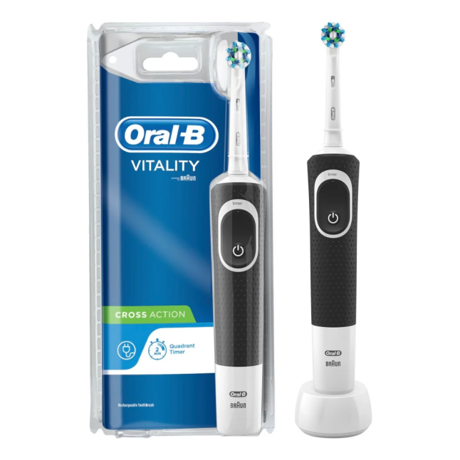 ORAL B VITALITY CROSS ACTION/RECHARGEABLE TOOTHBRUSH