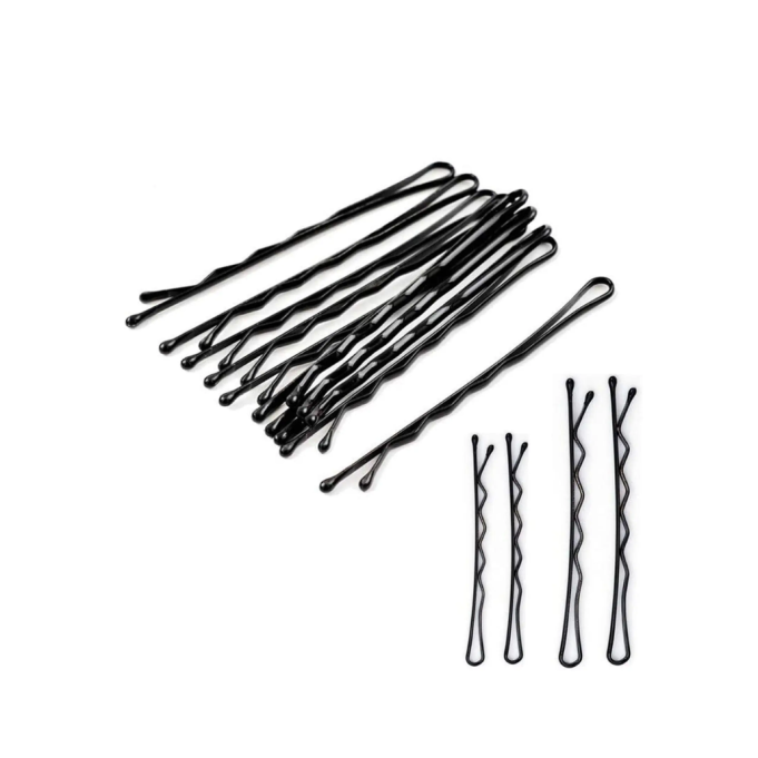 BLACK HAIR PINS/60PCS