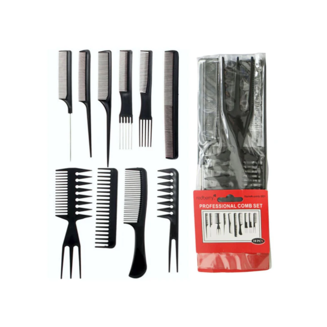 HAIR DRESSING COMPS 10PCS