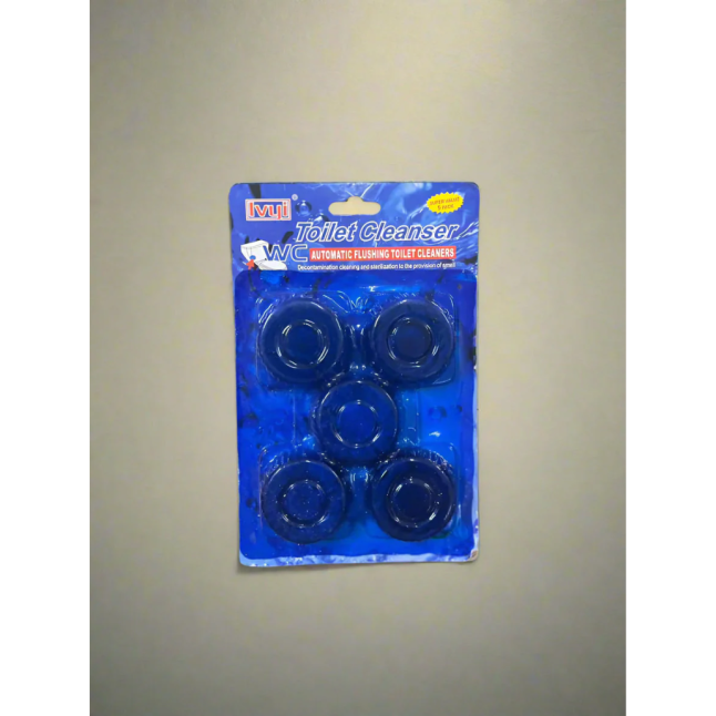 IVUJI TOILET CLEANER 5-PACK- AUTOMATIC FLASHING TANK TABLETS