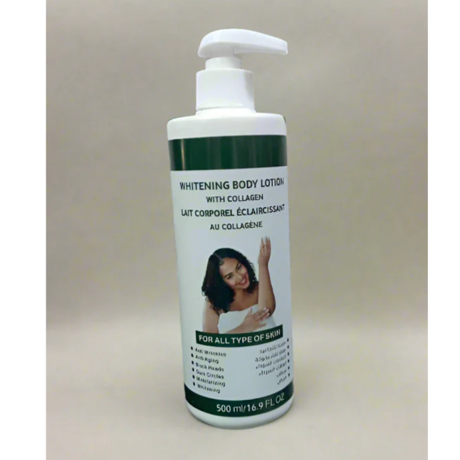 DREAM WHITE WHITENING BODY LOTION WITH COLLAGEN 500ML