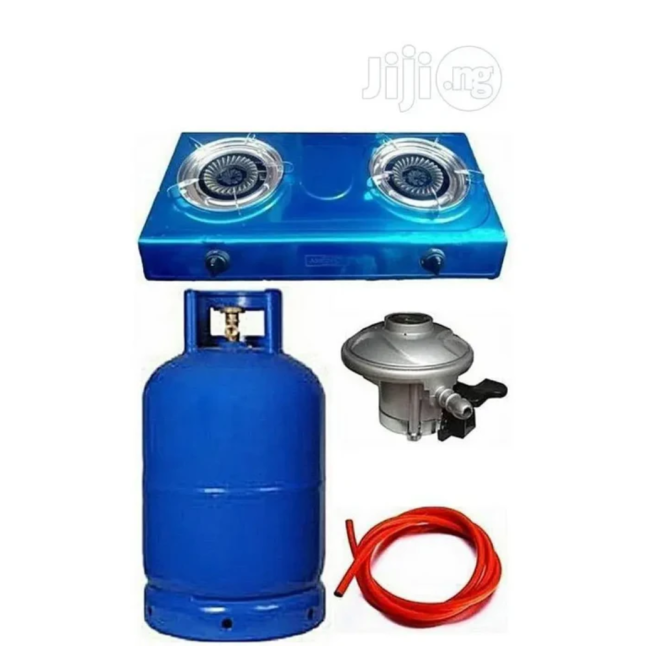 COMPLETE GAS COOKING SET-GLASS BODY