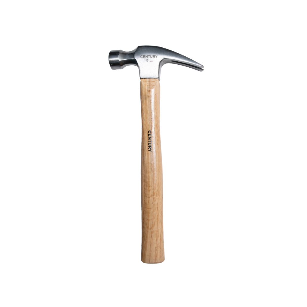 STEEL CLAW HAMMER WITH WOODEN HANDLE
