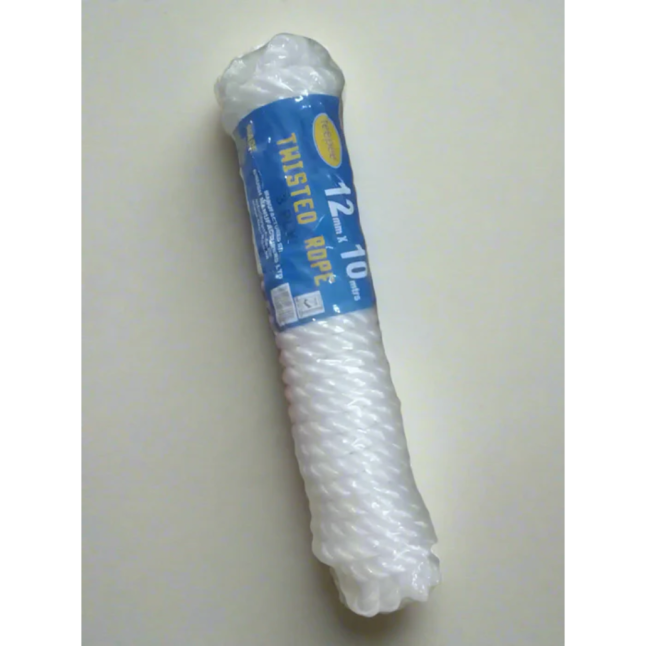 TOUGH TWIST POLYPROPYLENE ROPE 10M LENGTH