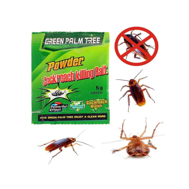 GREEN LEAF POWDER COCKROACH KILLER 5G/PC