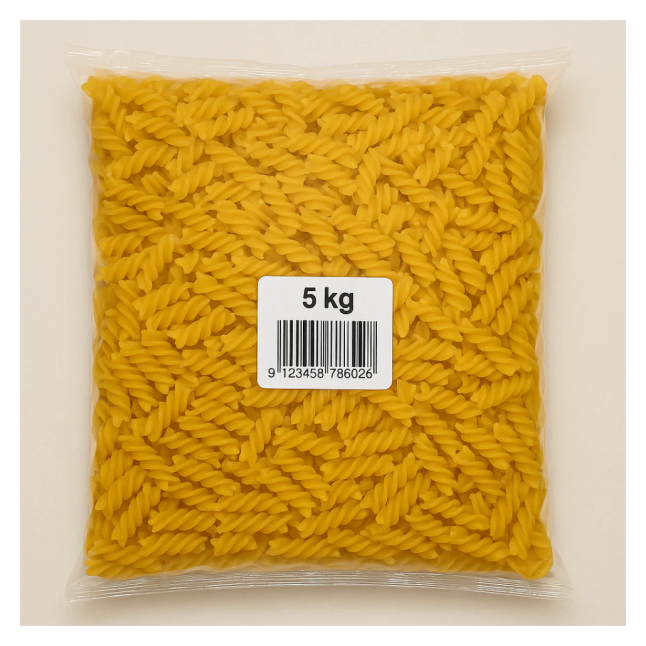 BULK FUSILI SPIRAL PASTA - 5KG