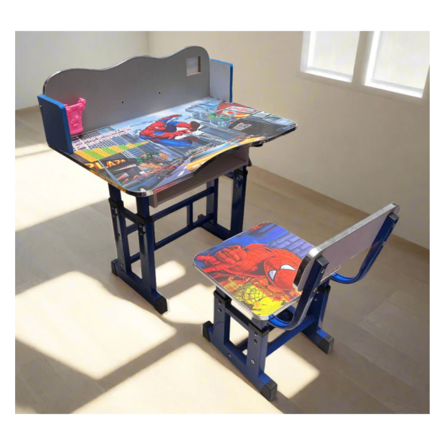 SPIDER-MAN WOODEN DESK AND CHAIR SET