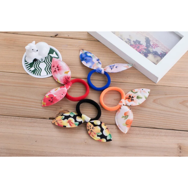 GIRLS HAIR BAND TIE ROPE RING ELASTIC/10PC