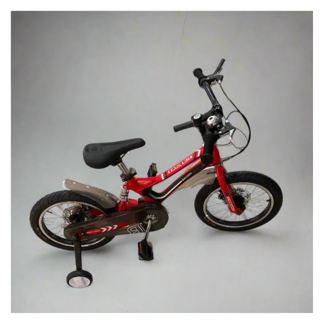 RED BEIXOT KIDS BIKE WITH TRAINING WHEELS