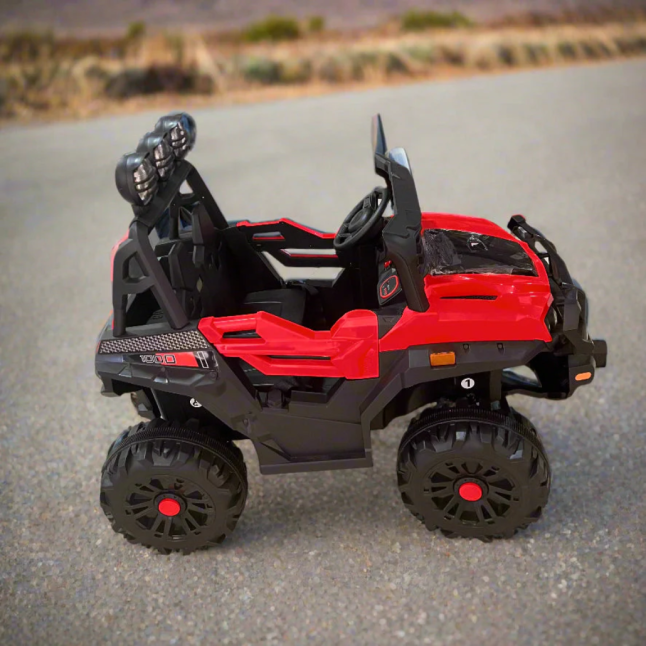RED ELECTRIC KIDS OFF ROAD UTV RIDE ON