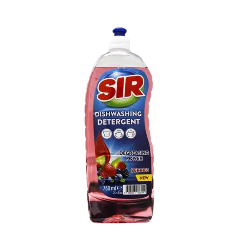 SIR DISHWASHING DETERGENT BERRIES 750ML