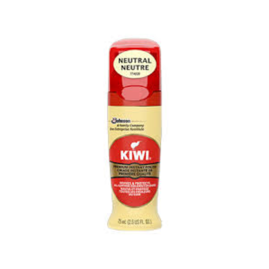 KIWI INSTANT POLISH NEUTRAL 75ML-SHINE AND PROTECT FOR ALL LEATHER