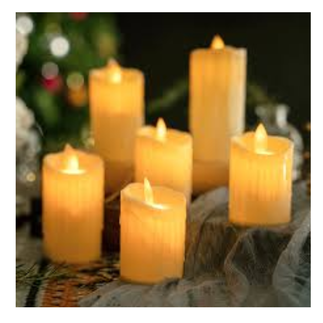 RED CANDLES 12PCS