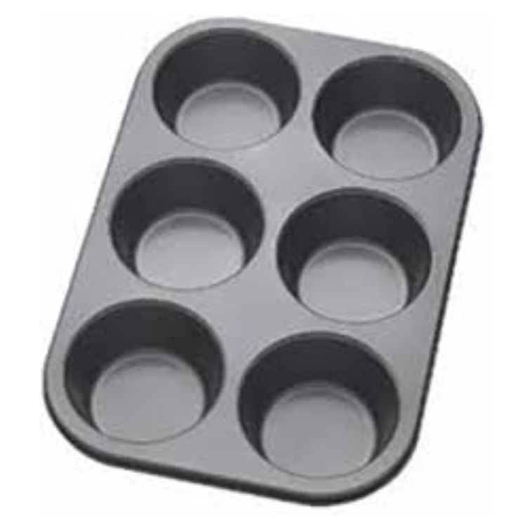 METAL MUFFIN CUPCAKE TRAY/PC