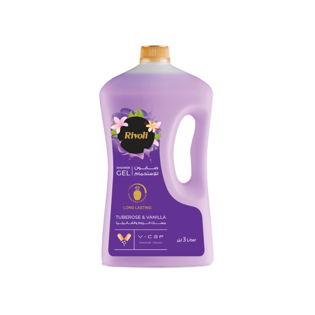 RIVOLI SHOWER GEL TUBEROSE AND VANILA PERFUME 3L