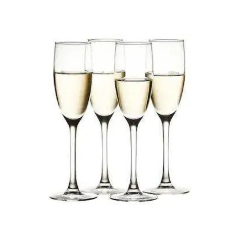 LONG SMALL DRINKING GLASSES/6PCS