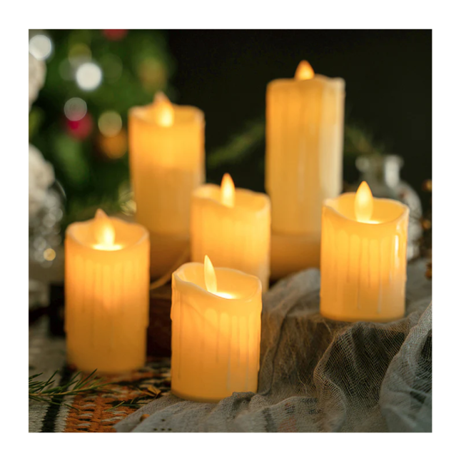 RED CANDLES 12PCS