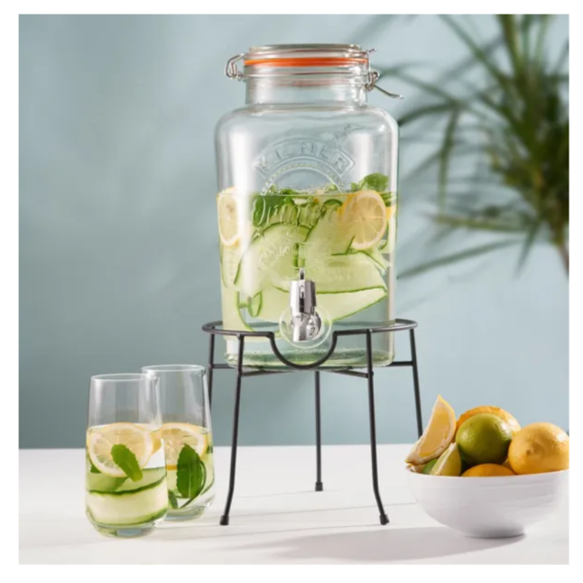 5L LITER GLASS DRINK DISPEMSER