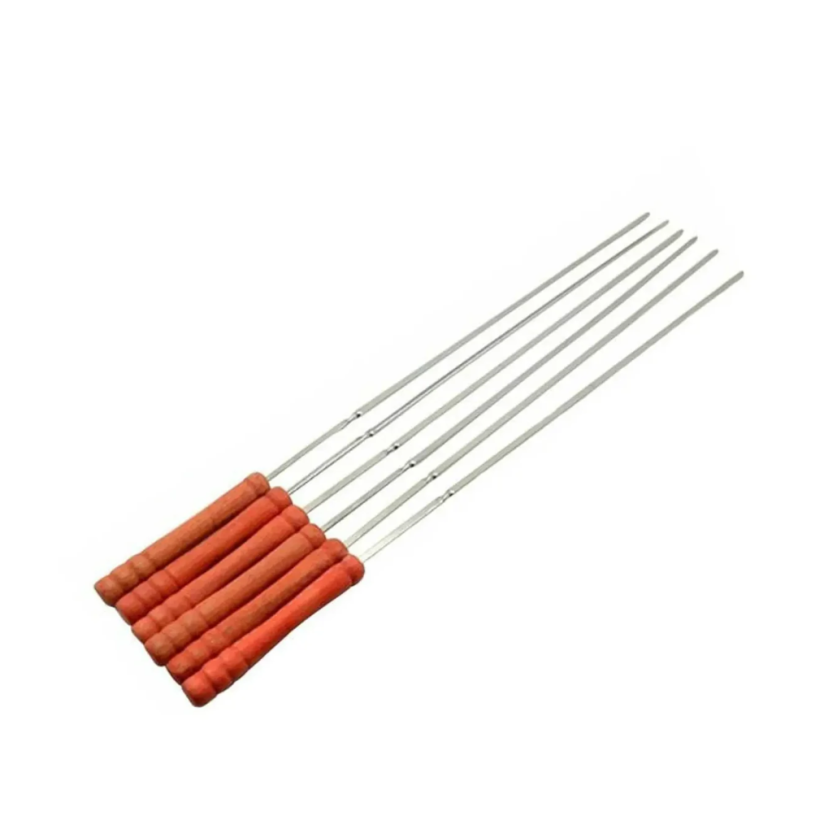 STAINLESS STEEL BBQ SKEWERS /6PCS