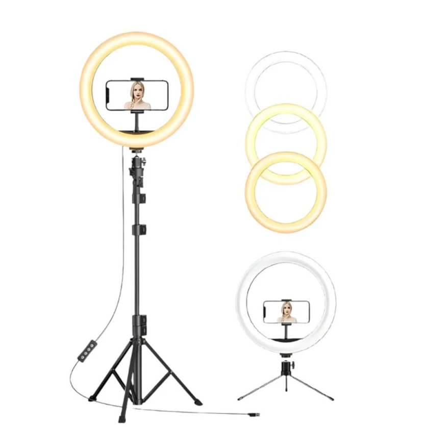 RING FULL LIGHT WITH STAND ADJUSTABLE COLOR TEMPERATURE