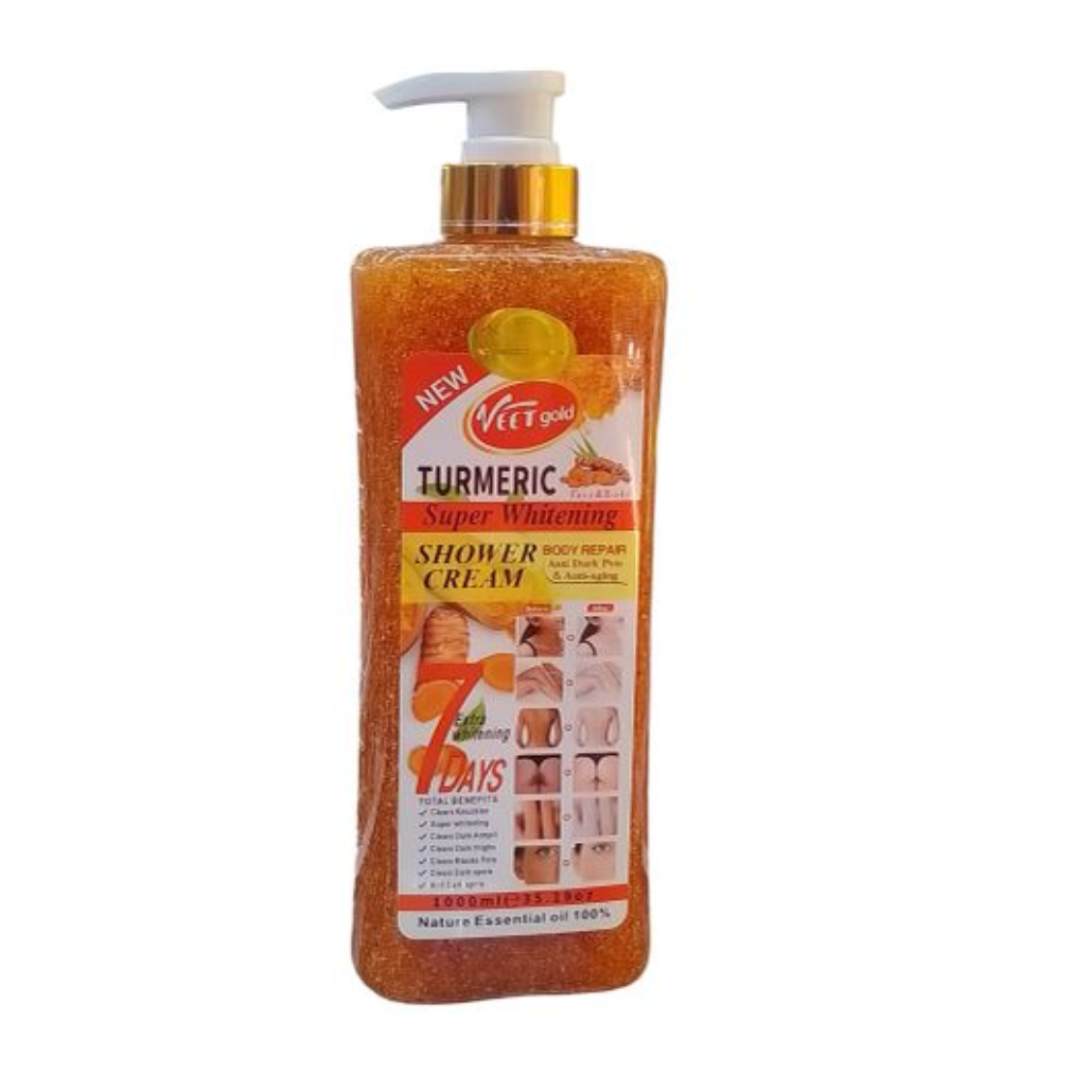 VEET GOLD TURMERIC SUPER WHITENING SHOWER CREAM 100ML