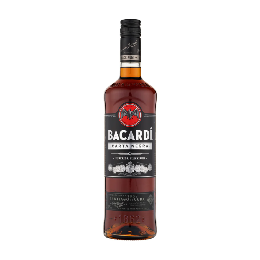 BACARDI CAA NEGRA SUPERIOR BLACK RUM-750ML