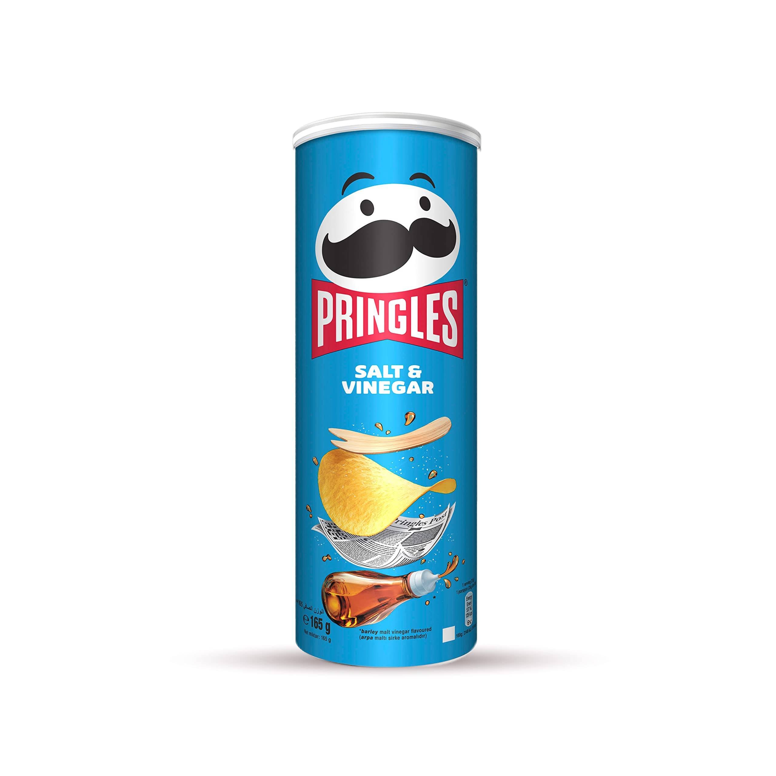 PRINGLES SALT AND VINEGAR 165G