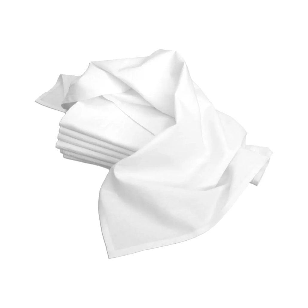 WHITE KITCHEN TOWEL /PC