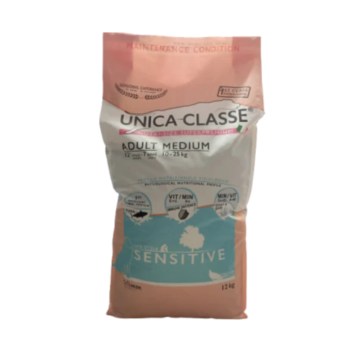 ADULT MEDIUM SENSITIVE DRY DOG FOOD 12 KG