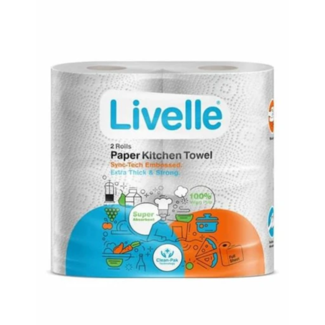 livelle paper kitchen towel/-2 rolls