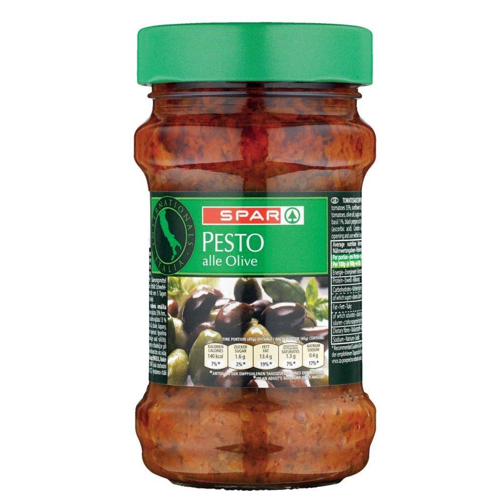 SPAR PESTO ALLE OLIVE 190G