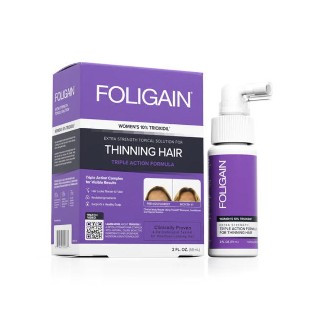 FOLIGAIN TRIPLE ACTION FORMULA FOR THINNING HAIR