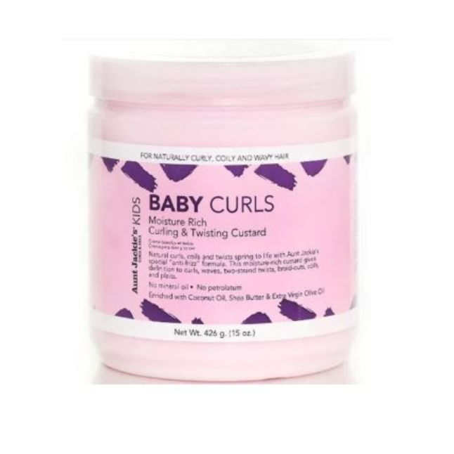 AUNT JACKIES BABY CURLS CURLING & TWISTING CUSTARD