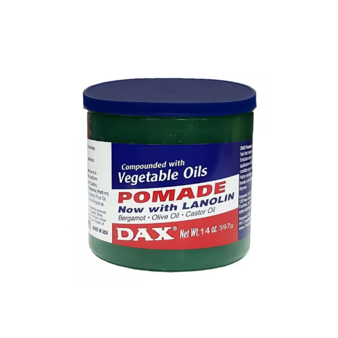 dax pomade compounded with vegetable oils