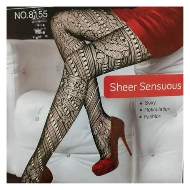 GRACEFUL RETICULATION SHEER LUXURY TIGHTS
