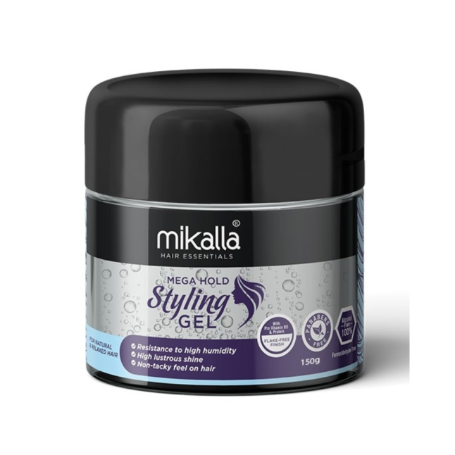 MIKALLA HAIR ESSENTIALS MEGA HOLD STYLING GEL 450G